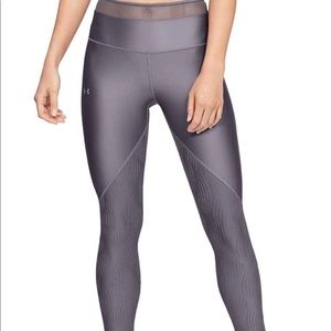 UA HeatGear High Waisted Ankle Crop Leggings NWTs